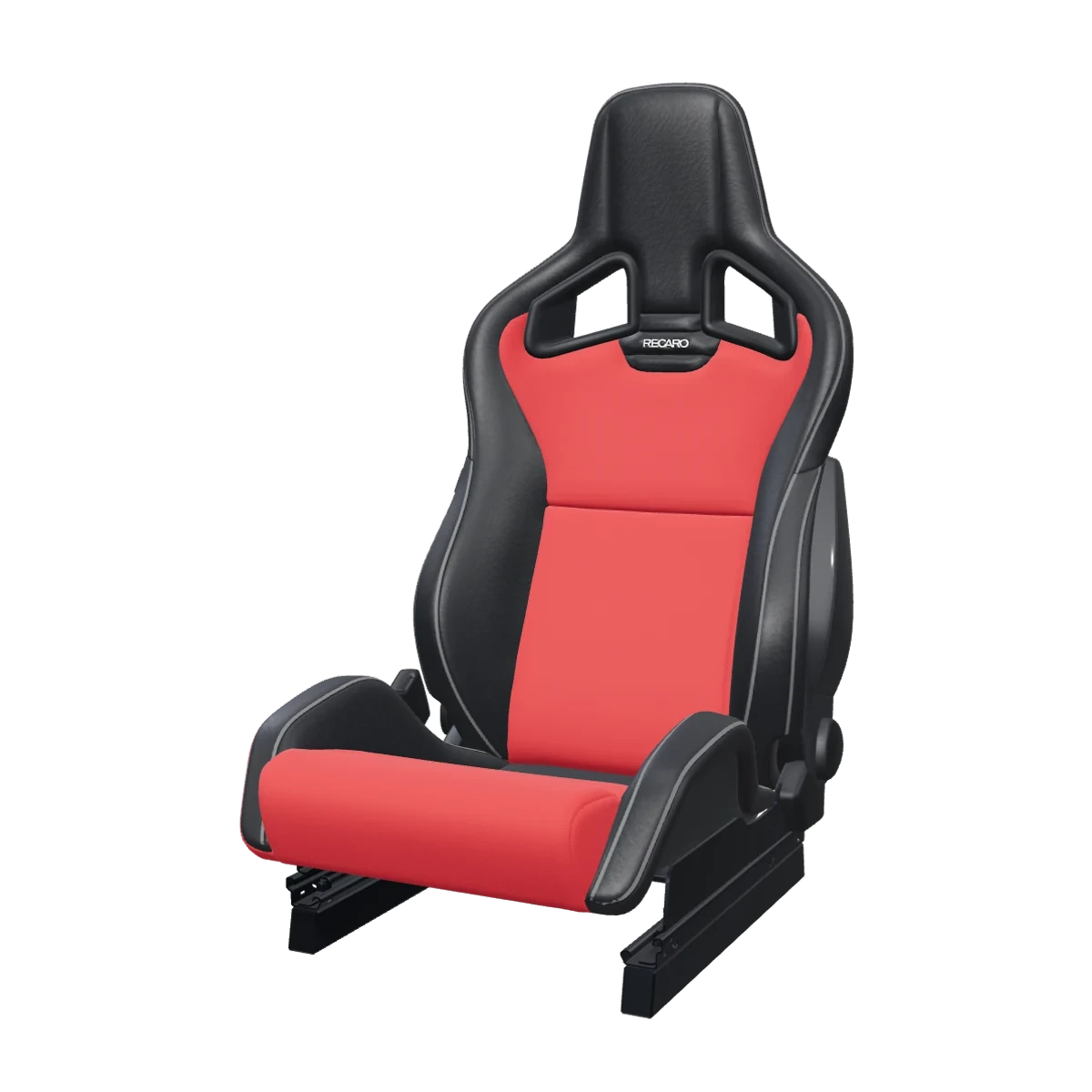 Sedile RECARO Sportster CS con rivestimento rosso e scocca nera